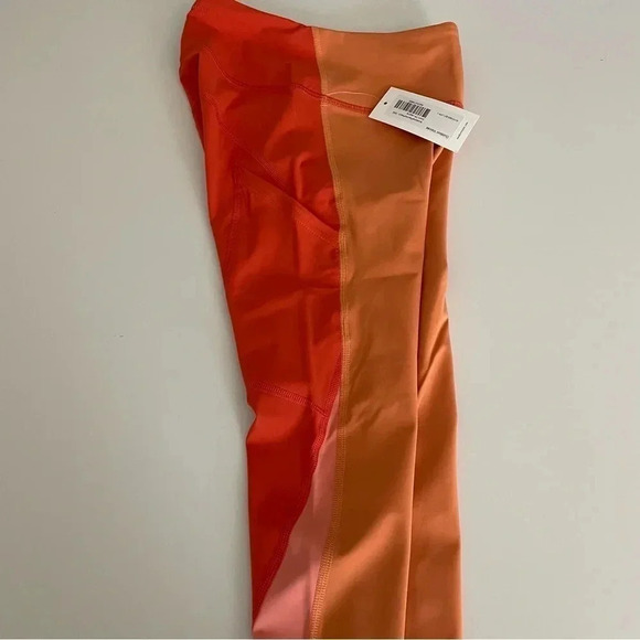 Outdoor Voices Zoom 7/8 Leggings XXS (Orange) Sunstone/Paprika/Peach Run Gym - Picture 5 of 15